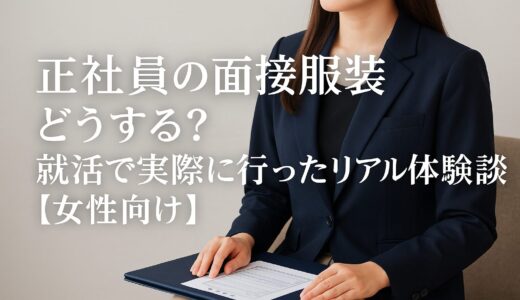 正社員の面接服装どうする？就活で実際に行ったリアル体験談【女性向け】